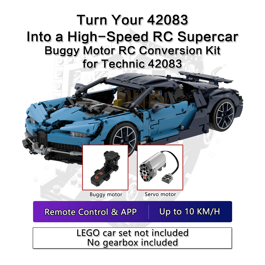LEGO Technic RC upgrade kits with Buggy motor, PF motor or Brushless motor– SKRC high-speed modification kit