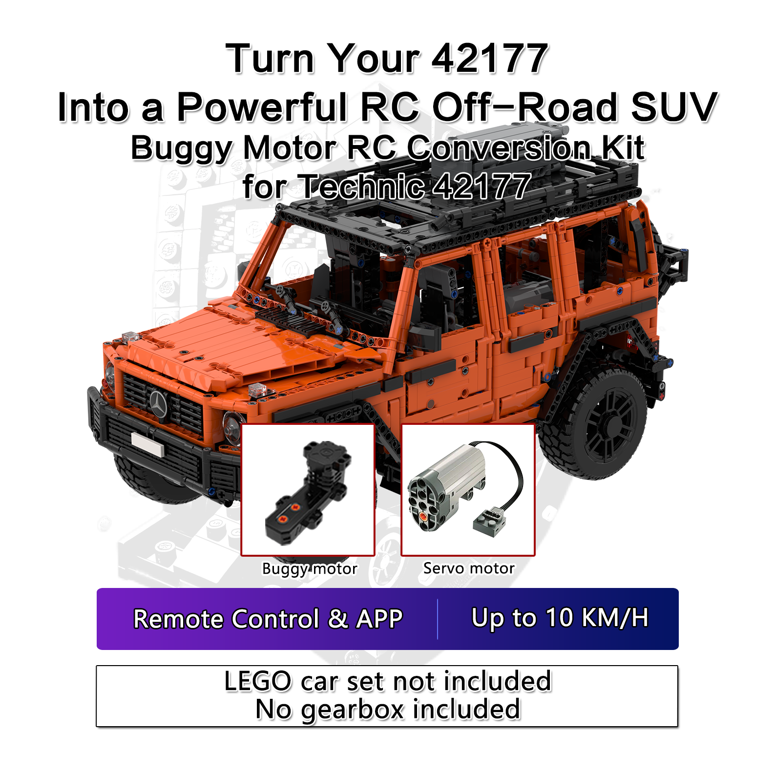[Buggy motor] Technic 42177 Mercedes Benz G500